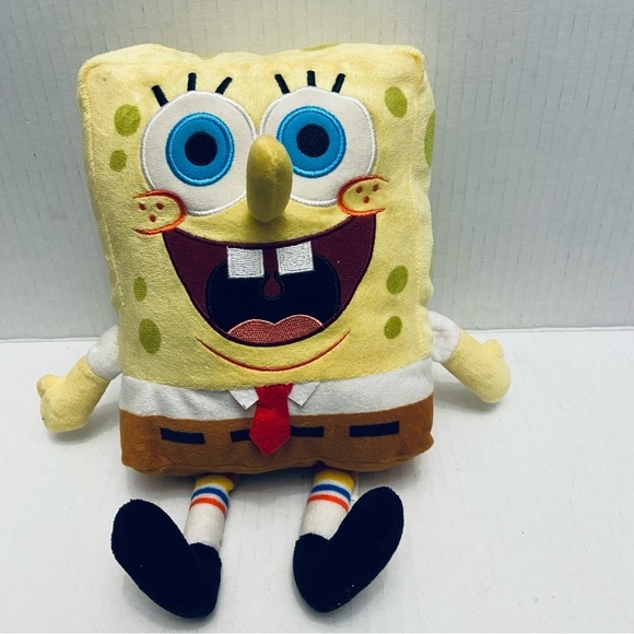 Original SpongeBob SquarePants 10” inch Plush Squeezable Toy. - Picture 7 of 7